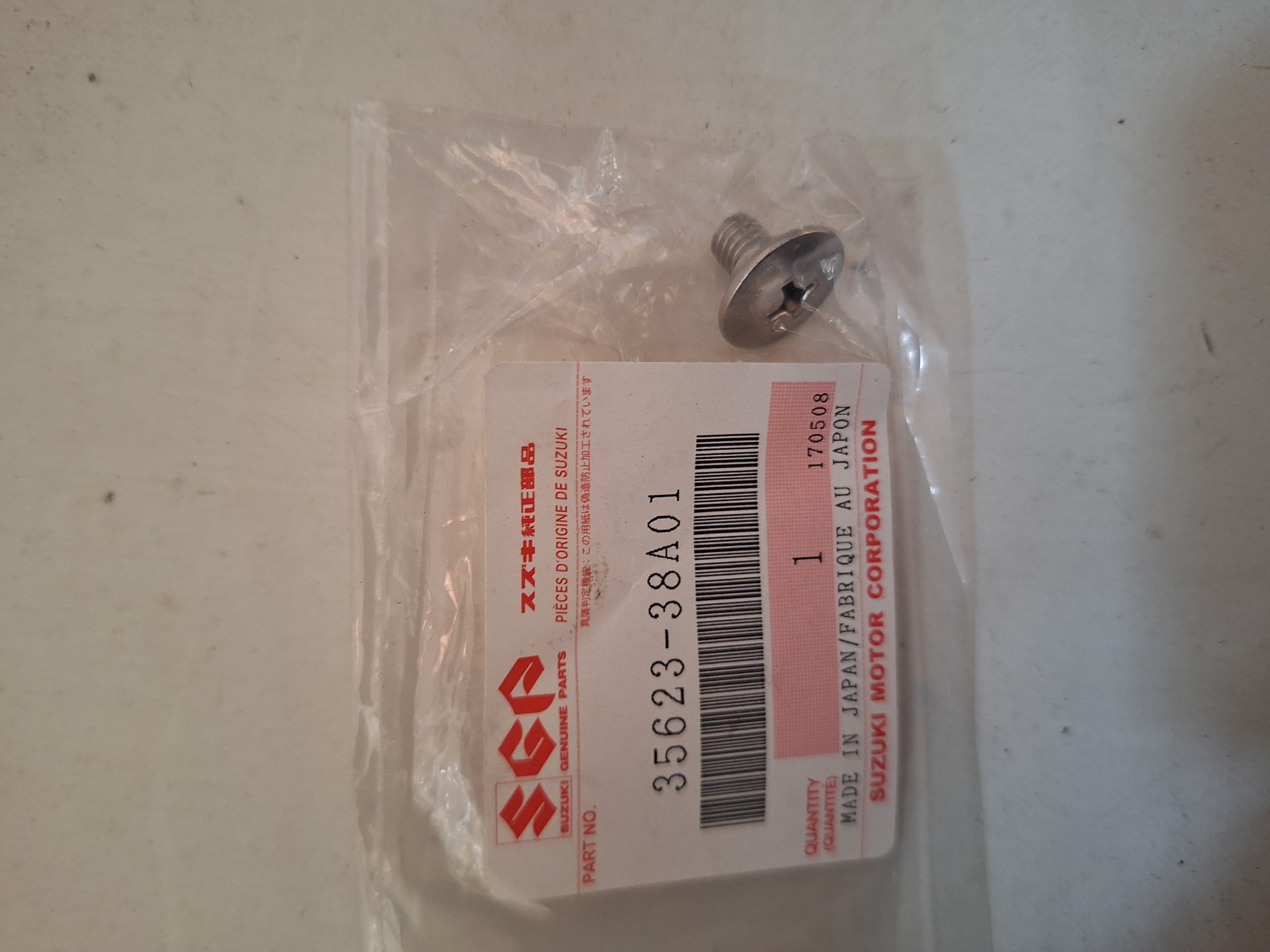 Picture of SUZUKI  SCHRAUBE  35623-38A01